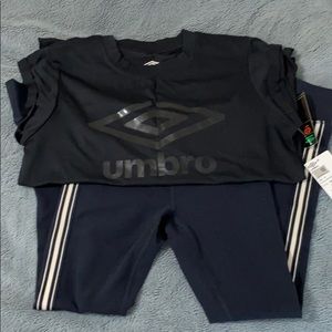 Umbro Shirt and legging set